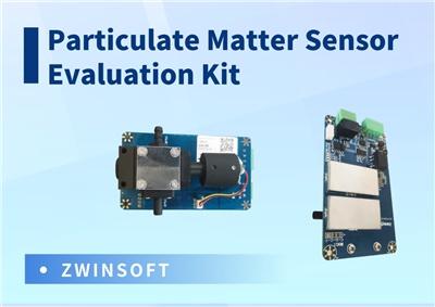 Kit de avaliação de sensores de matéria de partículas de Zwinsoft